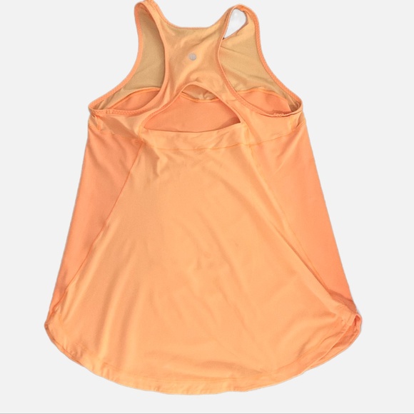 Lululemon Sculpt Style Tank Open Back Mesh Size 8 in Light Orange - Picture 2 of 6